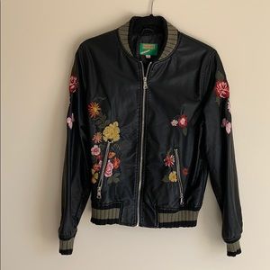 Groovy Monkey faux leather jacket